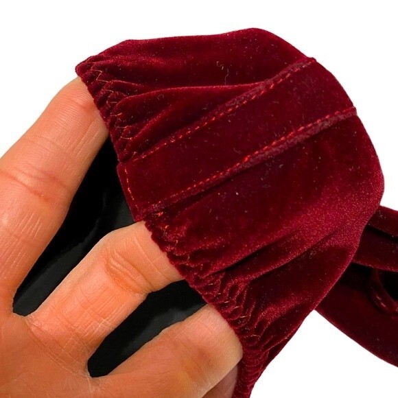 Cabeau Womens Classic Foldable Flats Red Velvet M/L - Picture 5 of 6